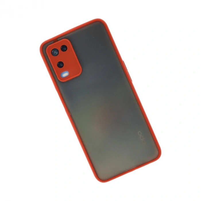 Oppo A54 4g Kılıf Montreal Silikon Kapak - Kırmızı