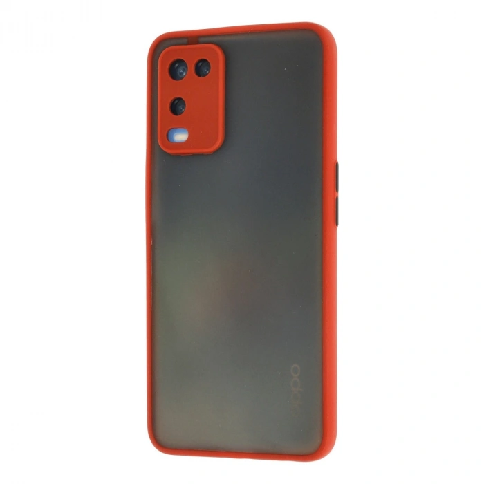 Oppo A54 4g Kılıf Montreal Silikon Kapak - Kırmızı