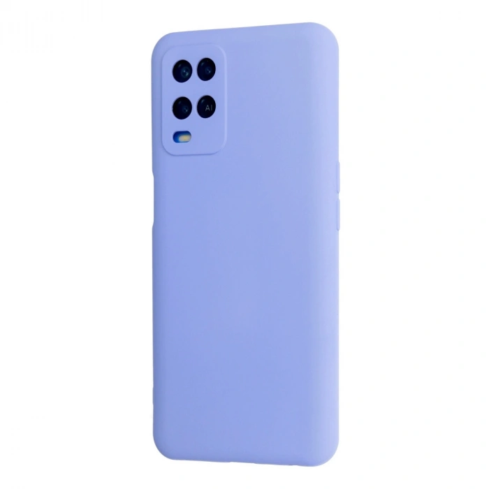 Oppo A54 4g Kılıf Nano İçi Kadife Silikon - Lila