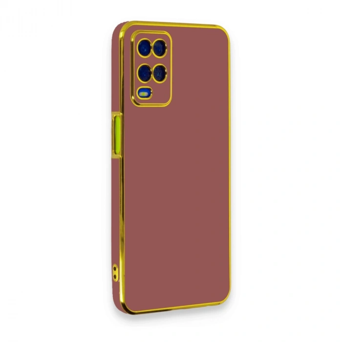 Oppo A54 4g Kılıf Volet Silikon - Kırmızı