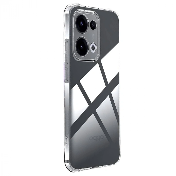 Oppo A6 Pro 4g Lüx Şeffaf Silikon - Şeffaf