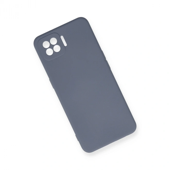 Oppo A73 Kılıf Nano İçi Kadife Silikon - Gri