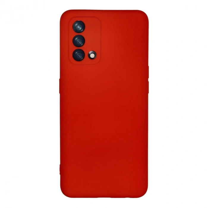 Oppo A74 4g Kılıf Nano İçi Kadife Silikon - Kırmızı