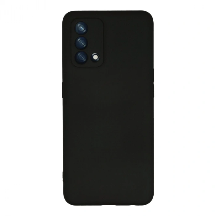 Oppo A74 4g Kılıf Nano İçi Kadife Silikon - Siyah