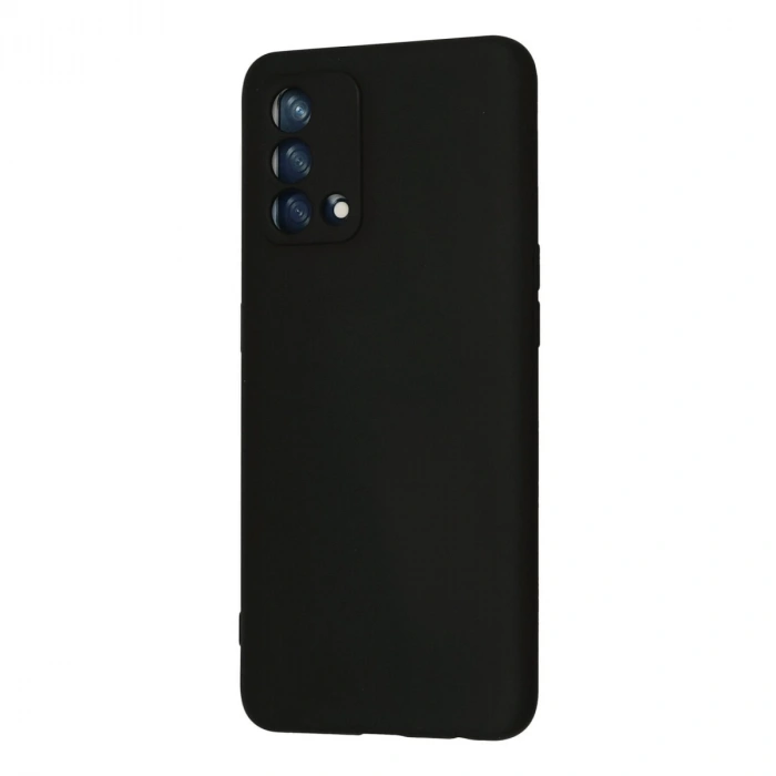 Oppo A74 4g Kılıf Nano İçi Kadife Silikon - Siyah