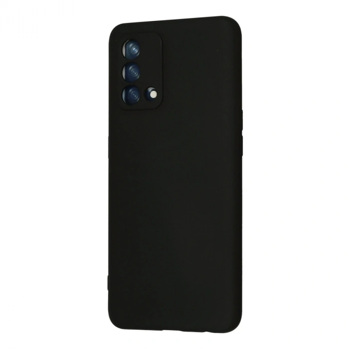 Oppo A74 4g Kılıf Nano İçi Kadife Silikon - Siyah