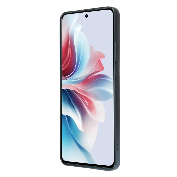 Oppo Reno 11f Kılıf Aras Deri Kapak - Açık Yeşil