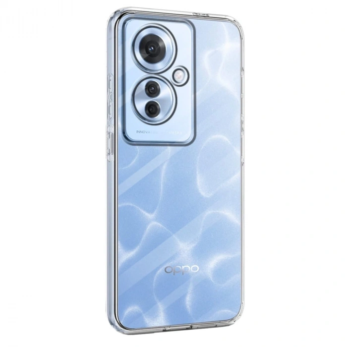 Oppo Reno 11f Kılıf Lüx Şeffaf Silikon