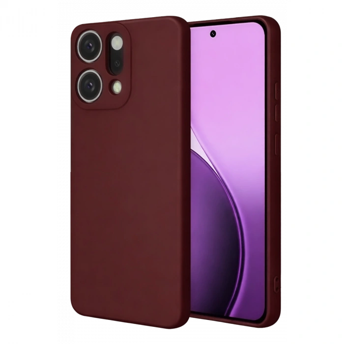 Oppo Reno 14 First Silikon - Bordo