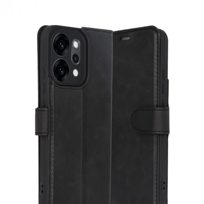 Oppo Reno 14 Trend S Plus Kapaklı Kılıf - Siyah