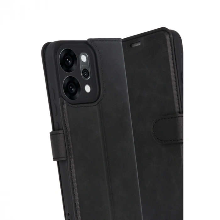 Oppo Reno 14 Trend S Plus Kapaklı Kılıf - Siyah