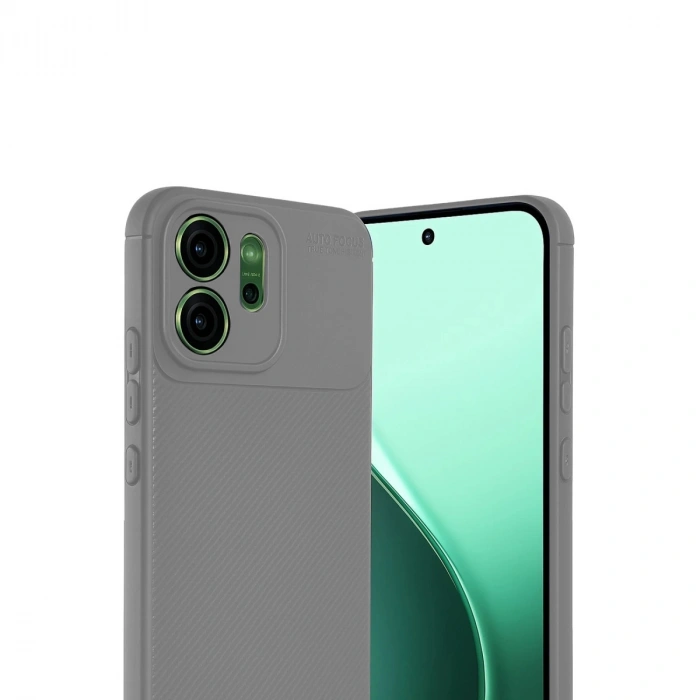 Oppo Reno 14f Auto Focus Karbon Kapak - Gri