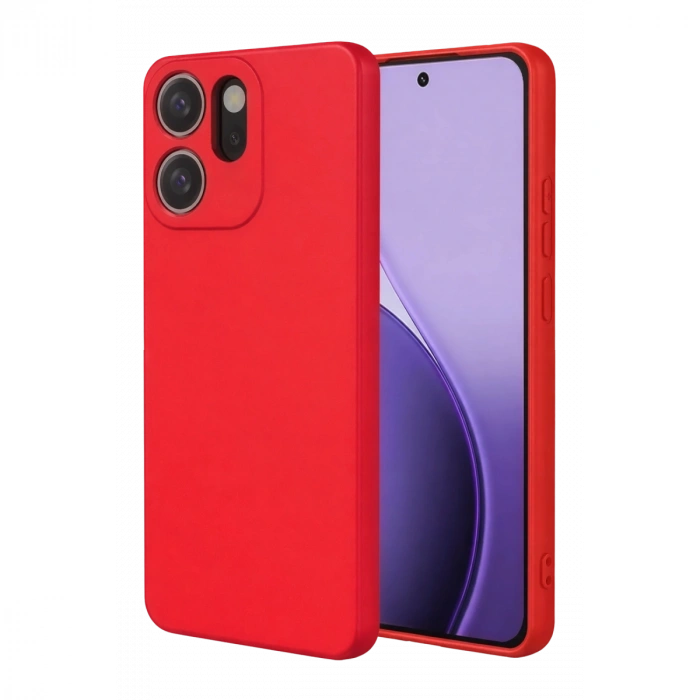 Oppo Reno 14f First Silikon - Kırmızı