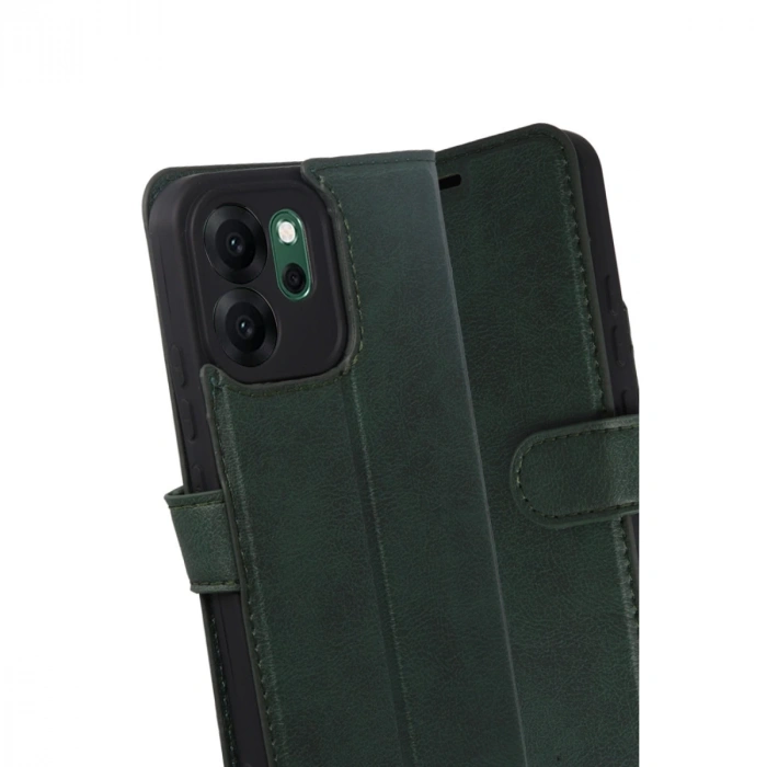 Oppo Reno 14f Trend S Plus Kapaklı Kılıf - Yeşil