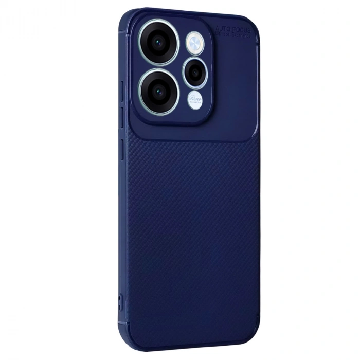 Oppo Reno 15 Auto Focus Karbon Kapak - Lacivert