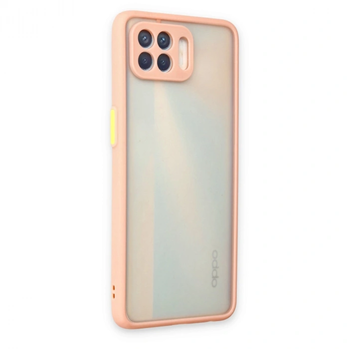 Oppo Reno 4 Lite Kılıf Montreal Silikon Kapak - Pembe
