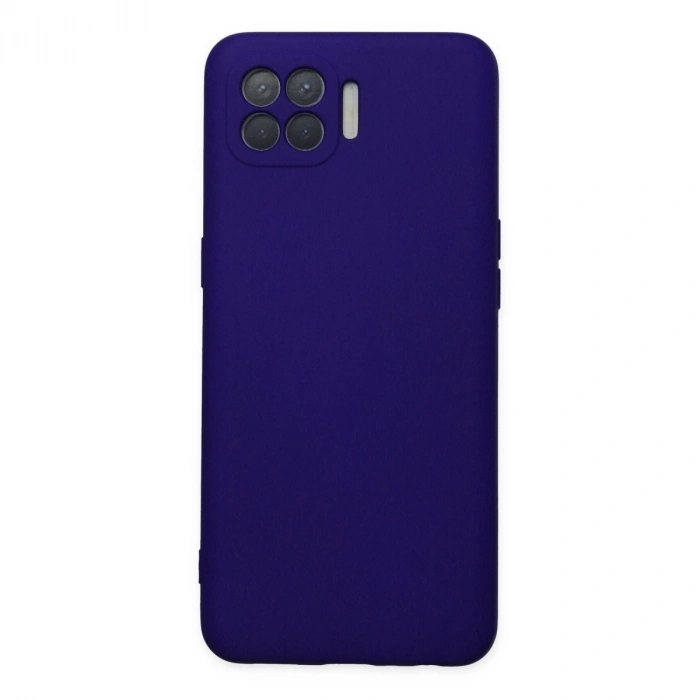 Oppo Reno 4 Lite Kılıf Nano İçi Kadife Silikon - Mor