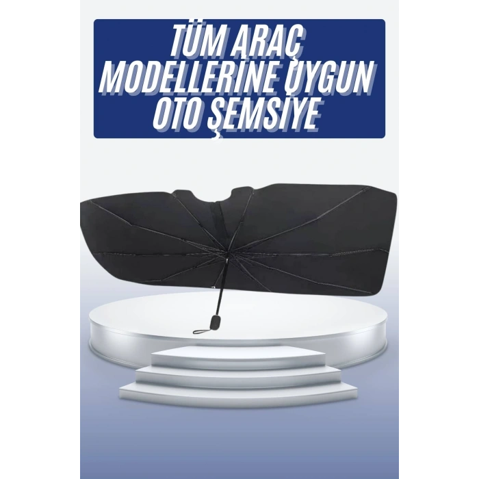 Oto Ön Cam Güneşliği Otomatik Katlanabilir Gölgelik Oto Cam Şemsiye
