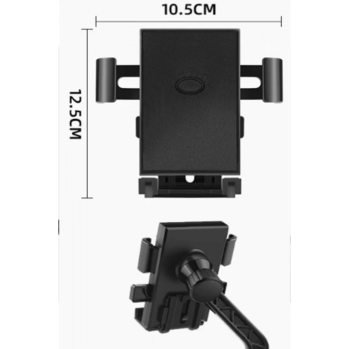 Otommatik Model Motosiklet Telefon Tutucu Ayna Bağlantılı
