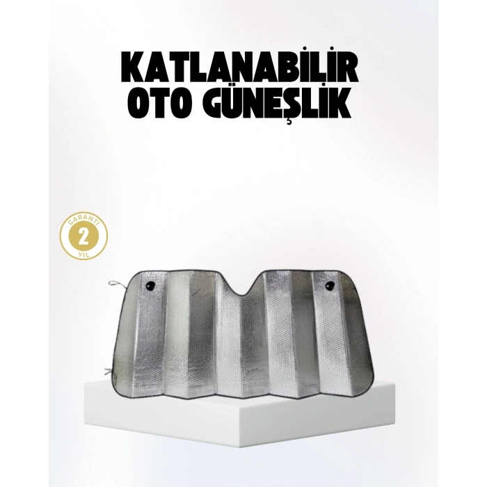 Otomobil Güneşliği – Katlanabilir Tasarım Ve Süngerli Isı Yalıtımı