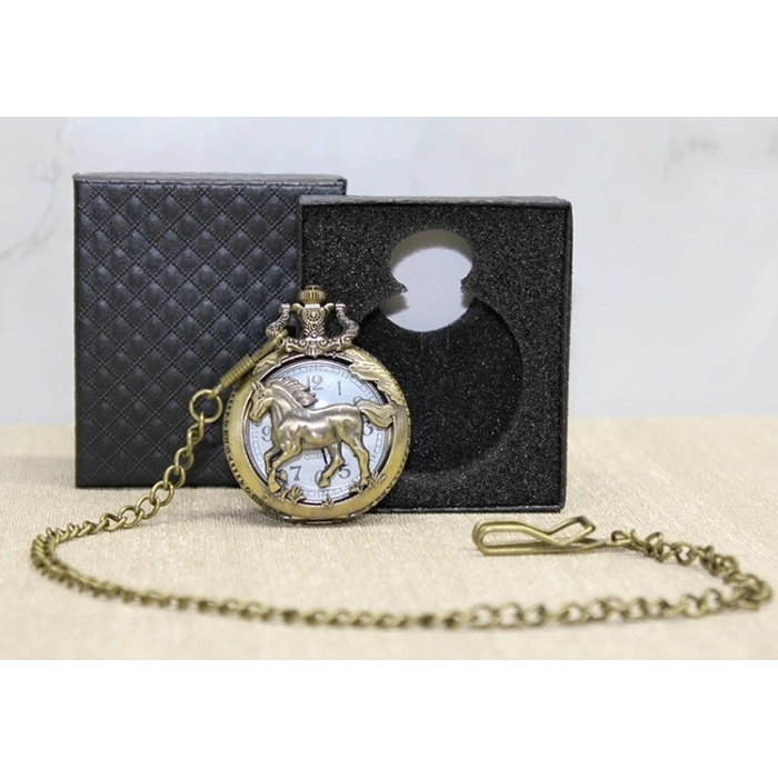 Özel Kutulu At Tasarımı Köstekli Saat Alk4682