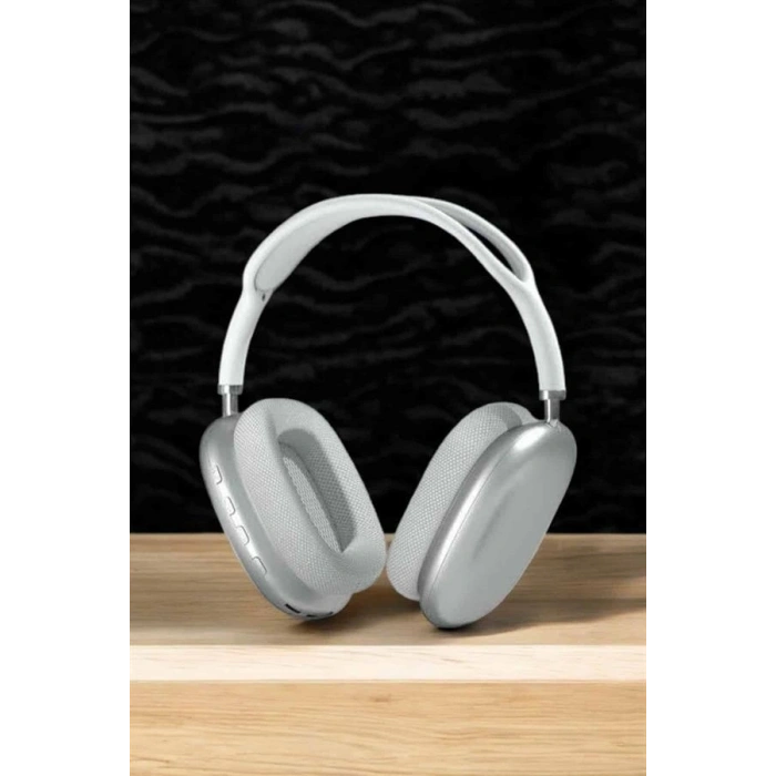 P9 Plus Kablosuz Kulak Üstü Bluetooth Kulaklık Beyaz Mikrofonlu Kulaküstü Kablosuz Kulaklık