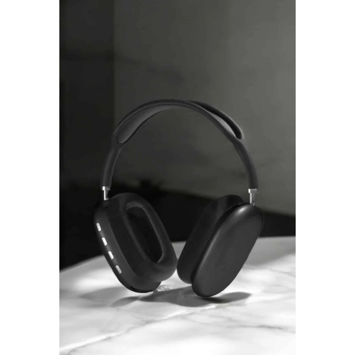 P9 Plus Kulaklık Siyah Bluetooth Bağlantılı Kulak Üstü Kablosuz