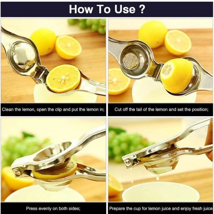 Paslanmaz Çelik Limon Sıkacağı