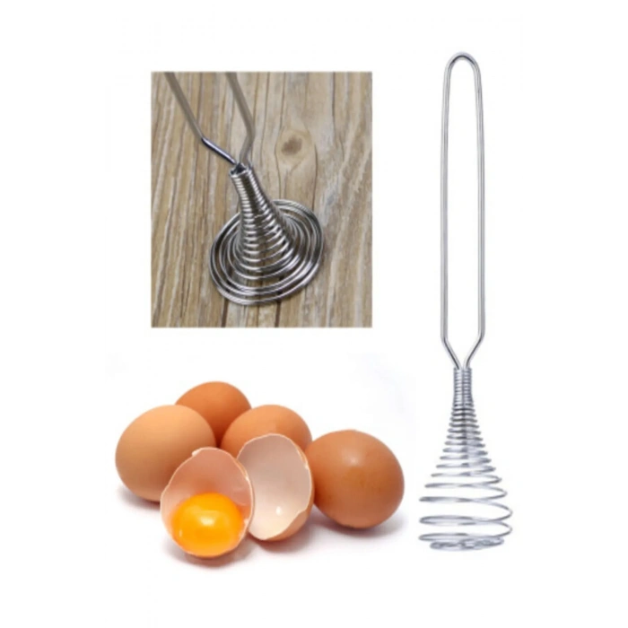 Paslanmaz Metal Mini Yumurta Çırpıcı & Karıştırıcı (599)