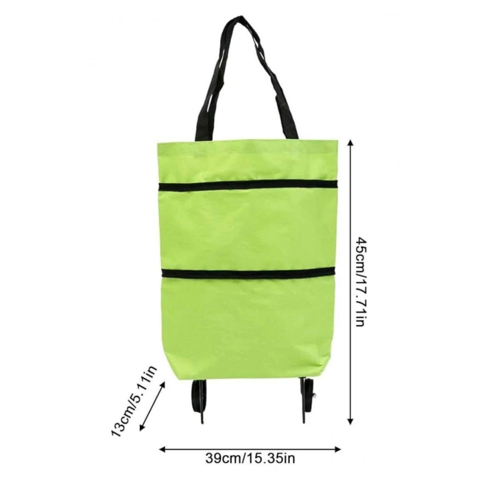 Pazar Çantası Tekerlekli Katlanır Pazar Arabası Çanta Market Alışveriş Arabası