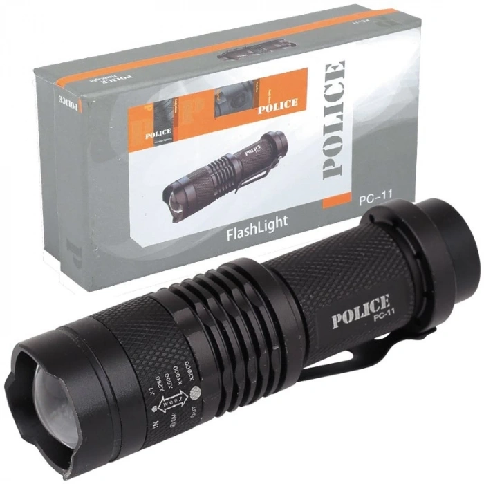 Pc-11 Power Led+zoom Kalem Pilli El Feneri