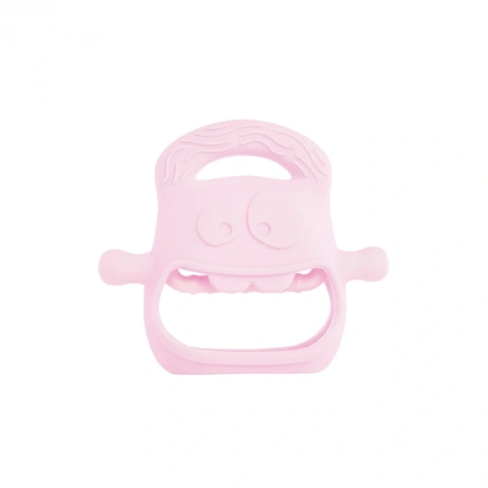 Pembe Bebek Silikon Diş Kaşıyıcı