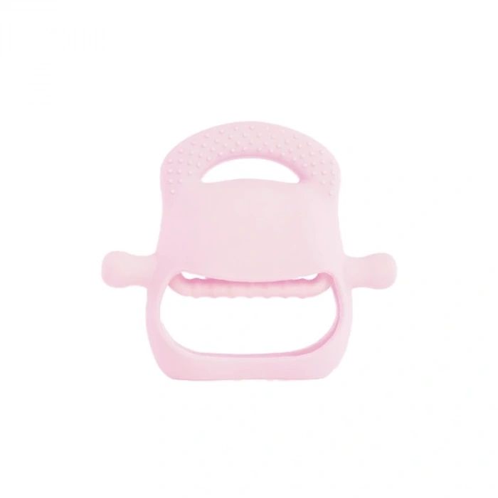 Pembe Bebek Silikon Diş Kaşıyıcı