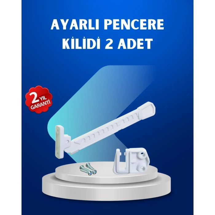 Pencere Güvenlik Kilidi Açılma Sınırlayıcı Aparat 2 Adet