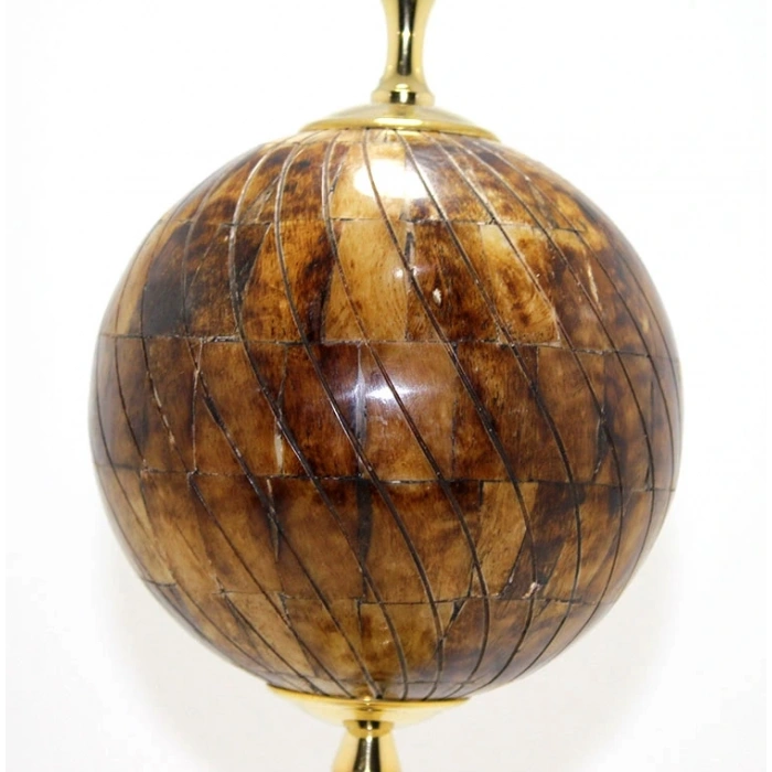 Pirinç Dünya Küre Kemikli