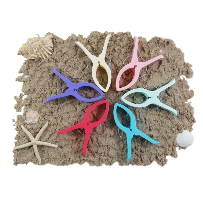 Plaj Havlu Mandalı  Şezlong Mandalı  Mandal Xl 2 Adet (599)