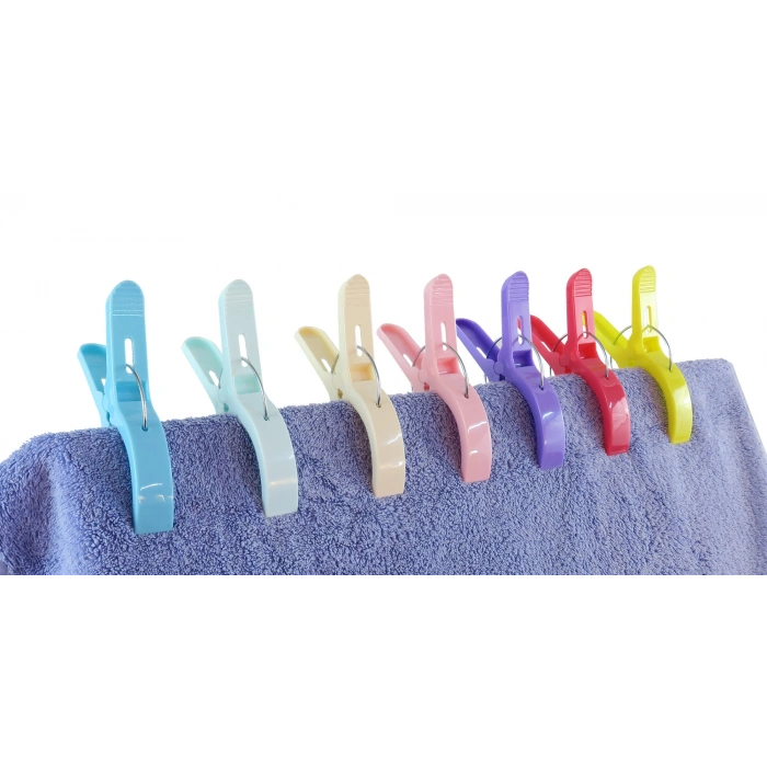 Plaj Havlu Mandalı  Şezlong Mandalı  Mandal Xl 2 Adet (599)