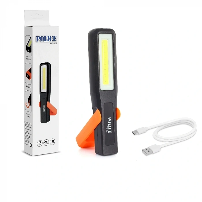 Police Pe-323 Şarjlı Magnetli Tamirci Feneri