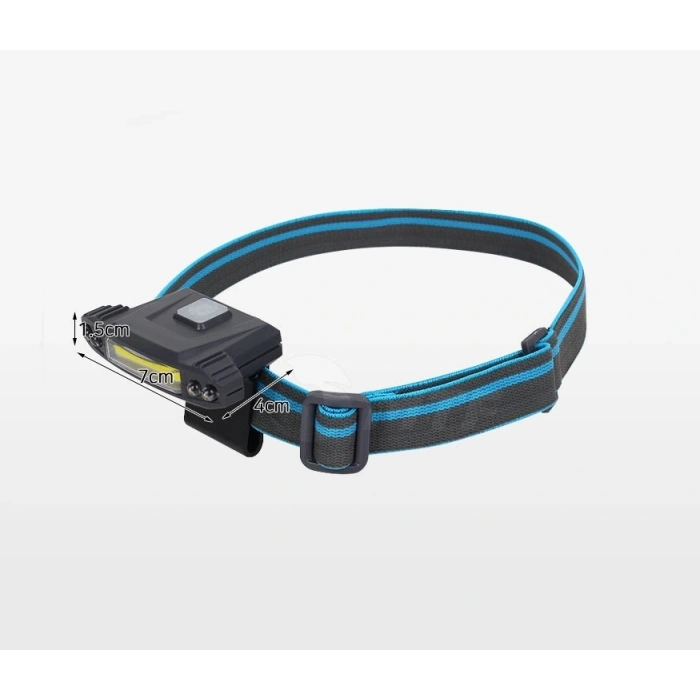 Police Ps-1930 Usb Şarjlı Cob Led Şapka Feneri