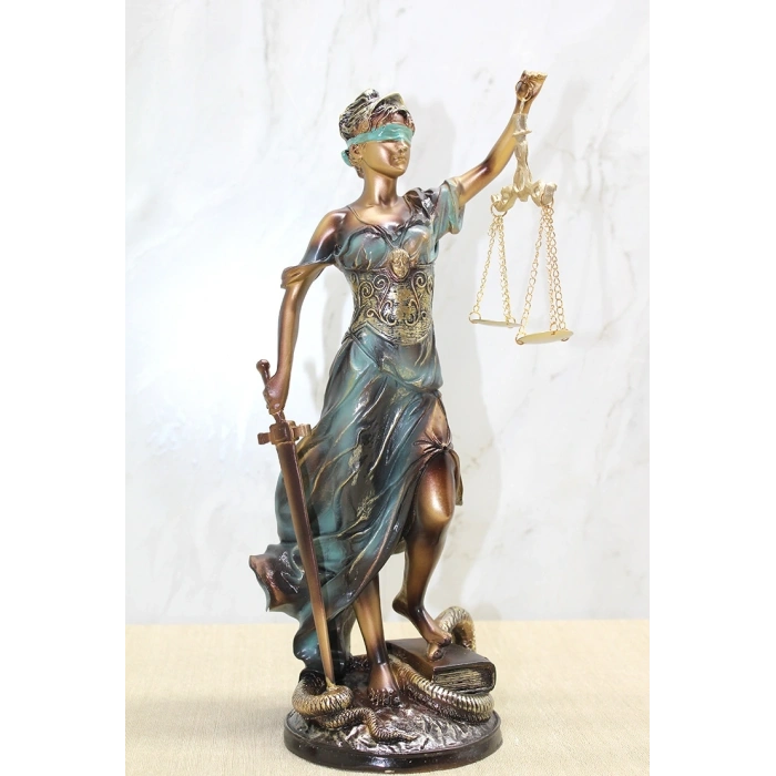 Polyester Adalet Figürü Alk4423