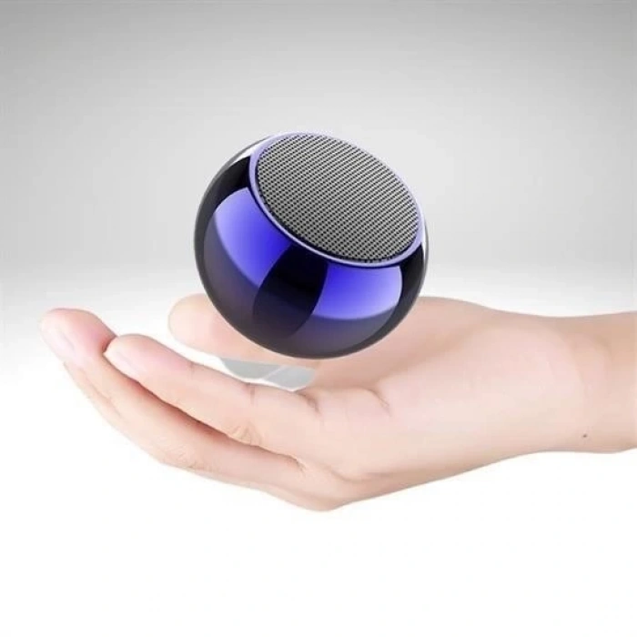 Portatif Taşınabilir Bass Ses Topu Bombası Mini Kablosuz Wireless Bluetooth Hoparlör Speaker