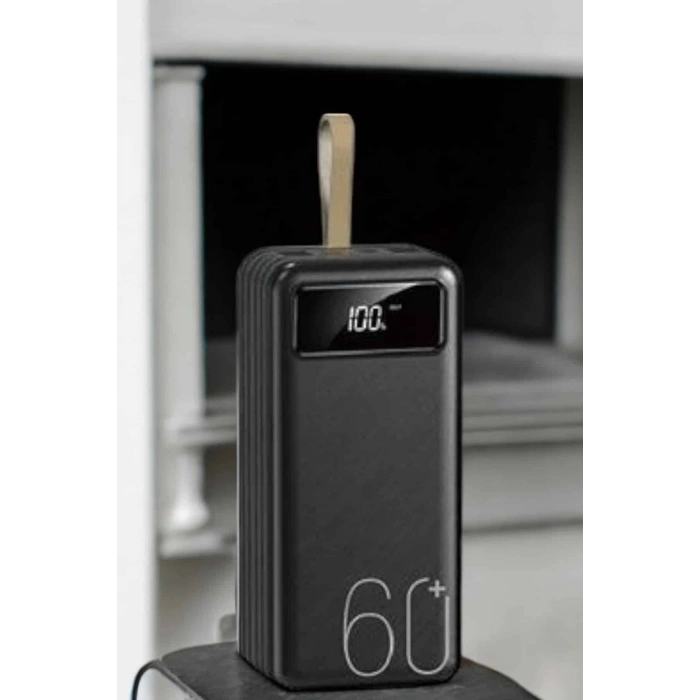 Powerbank 60.000 Mah 4 Portlu Uzun Şarj Süreli Dijital Göstergeli