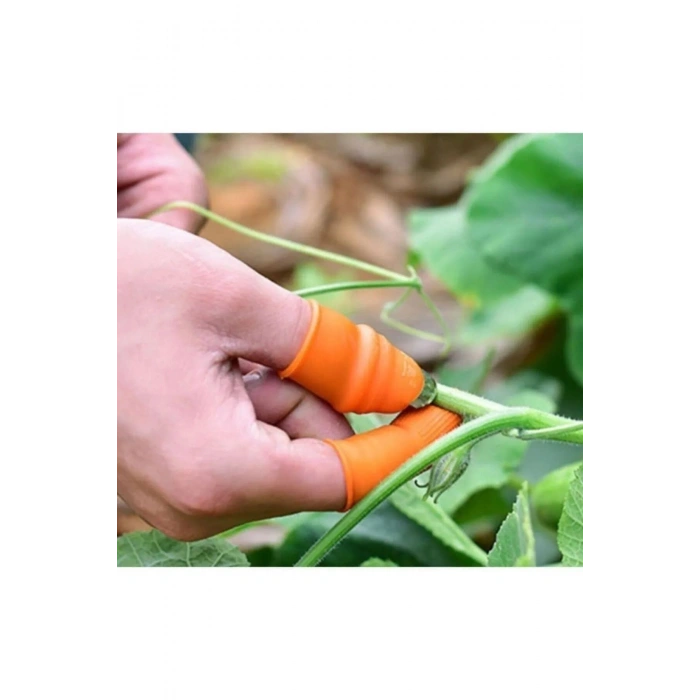 Pratik Baş Parmak Koruyucu Eldiven Sebze Meyve Soyucu Kesme Ayıklayıcı Silikon Aparat (599)