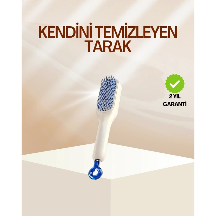 Pratik Mekanizmalı Saç Tarağı – Kendi Kendini Temizler, Taşınabilir