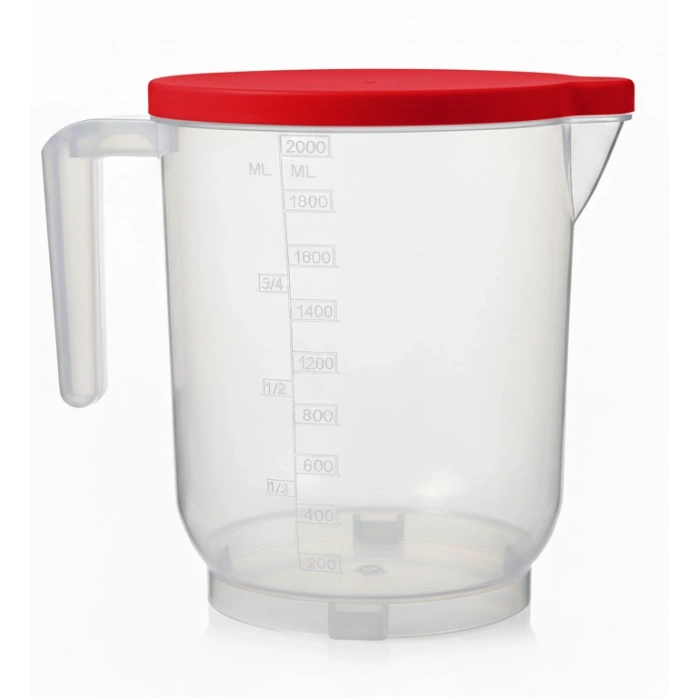 Pratik Mutfak Ölçü Kabı - 2 Litre Dereceli Şeffaf Hazne BPA Free (599)