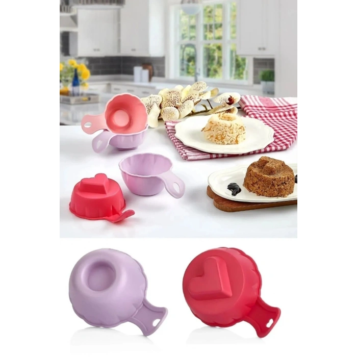 Pratik Pilav Ve Tatlı Kalıbı 4 Adet Pilav Ve Tatlı Şekillendirici (599)