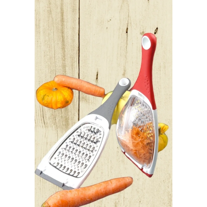 Pratik Uzun Saplı Çift Yönlü Hazneli Rende Sarımsak ,Zencefil ,Meyve Ve Sebze Öğütücü Rendert311 (599)