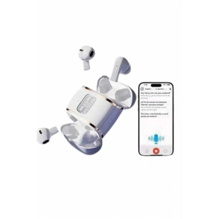 Profesyonel Dijital Göstergeli Düşük Gecikme Bluetooth Kulaklık Çift Kulaklık