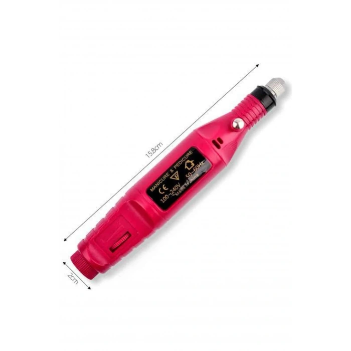 Profesyonel Manikür Pedikür Seti Törpü Makinesi Protez Tırnak Çıkarma