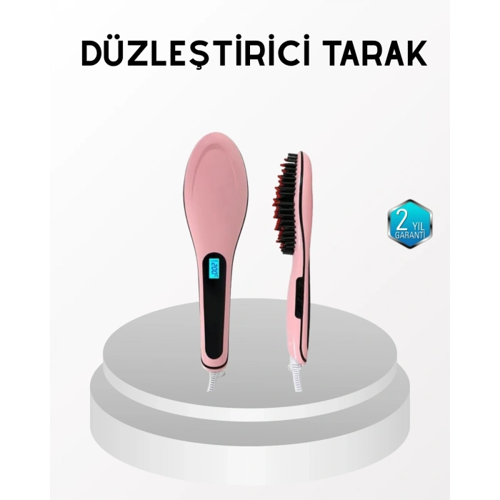 Profesyonel Saç Düzleştirici Tarak – 230°c Maksimum Isı, Hızlı Isınma Ve Seramik Plaka